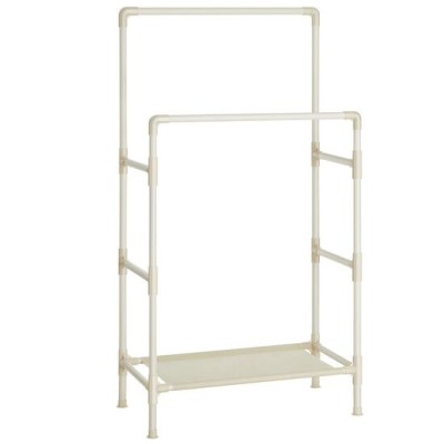 Suport pentru haine, Artool, cu raft incaltaminte, crem, max 70 kg, 83x45x157 cm GartenVIP DiyLine foto