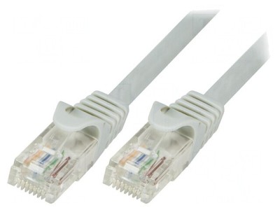 Patch Cord UTP Cat5e 0.25m Gri foto