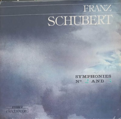 Disc vinil, LP. Symphonies No. 2 And 3-FRANZ SCHBERT-245544 foto