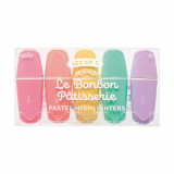 Markere pastel Le BonBon Patisserie - Set de 5, Ooly