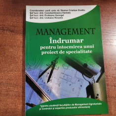 Management.Indrumar pentru intocmirea unui proiect de specialitate- O.C Simion