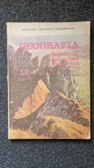 GEOGRAFIA ROMANIEI MANUAL PENTRU CLASA A XII-A - Tufescu, Giurcaneanu