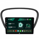 Cumpara ieftin Navigatie Peugeot 607 (2004-2011), Android 12, A-Octacore 4GB RAM + 64GB ROM, 9 Inch - AD-BGA9004+AD-BGRKIT266V4