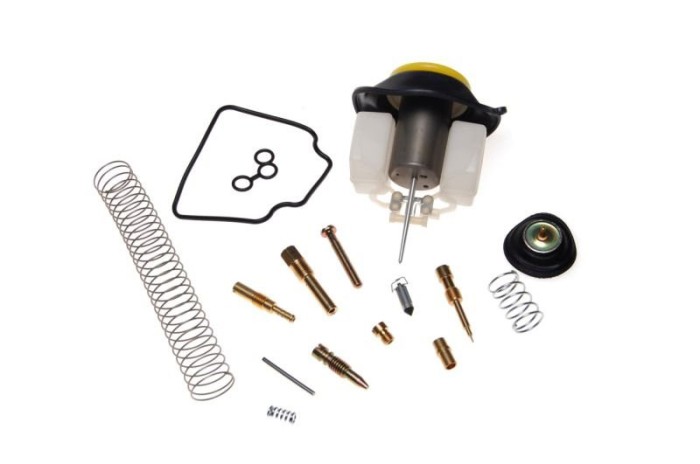 Kit reparatie carburator 125cc 4T diametrul clapetei: 22mm, diametru membranei:... Cod Produs: MX_NEW ZV3005