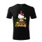 Tricou Personalizat de Craciun cu Personaj Animat si Mesaj Merry Christmas - Design Festiv