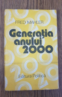 Generația anului 2000 - Fred Mahler foto