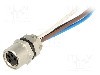 Conector M8, 4 pini, clasa etanseitate IP67, MOLEX - 120031-0049
