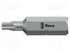 Capăt de șurubelniță WERA Torx T9H 25mm cu protecție, fixare 1/4&quot;