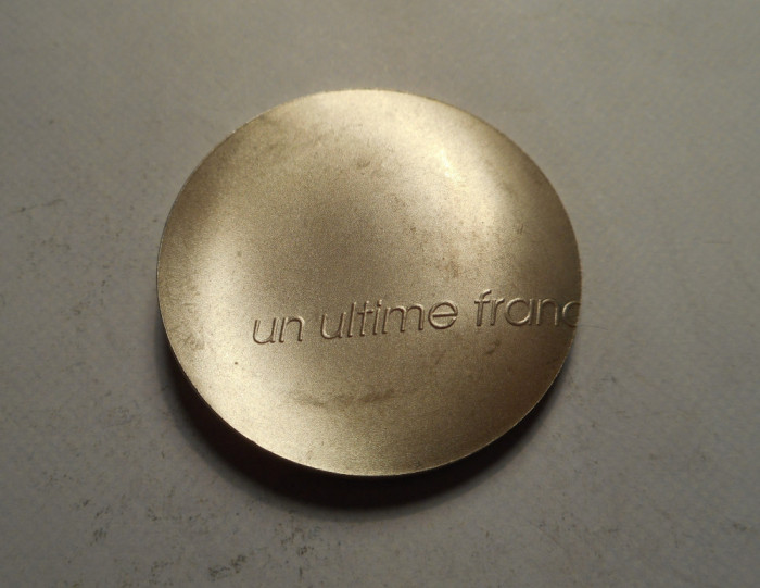 Franta 1 Franc 2001 Un Ultime Franc