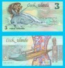 Bancnotă Insulele Cook (pick 3) 3 Dollars 1987 UNC serie: AAG 007047
