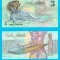 Bancnotă Insulele Cook (pick 3) 3 Dollars 1987 UNC serie: AAG 007047