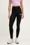 adidas colanți Essentials culoarea negru, cu imprimeu, JW1815