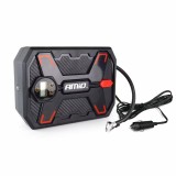 Compresor aer cu manometru digital si lampa LED 12V Garage AutoRide, Amio