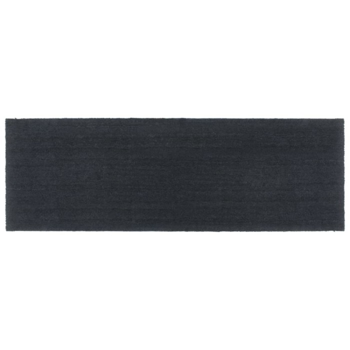 Covoraș de ușă, Gri &icirc;nchis, 100x300 cm, fibre de cocos