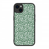 Husa iPhone 14 - Skino Floral Green, flori verde