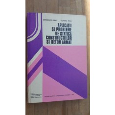 Aplicatii si probleme de statica constructiilor si beton armat- Constantin Pavel, Dumitru Petre