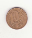 Brazilia 10 centavos 1998, primul an de batere,, America Centrala si de Sud