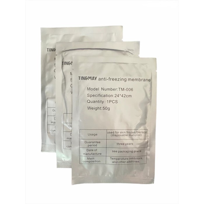 Set 3 membrane antiinghet pentru criolipoliza TM-006 24 x 42 cm