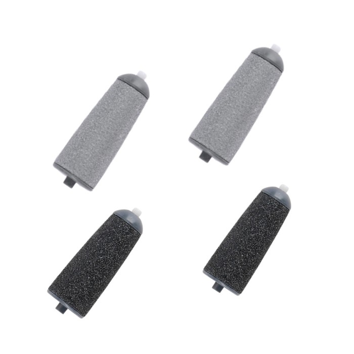 Set 4 Capete pentru Pila Electrica de Ingrijire a Calcaielor Crapate, 2 Capete Fine si 2 Grosiere