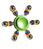 Cumpara ieftin Spinner Green Galaxy, din aluminiu , 7 cm, 46SP