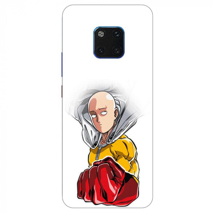 Husa compatibila cu Huawei Mate 20 Pro Silicon Gel Tpu Model One Punch Man Saitama