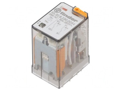 Releu Electromagnetic DPDT 230VAC 20A foto