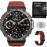 Ceas smartwatch barbati, GloryFitPro by BIRAI&reg;, ecran AMOLED 1.43", inteligent, fitness, sport, rezistent apa 5ATM, smart, notificari, wireless, apel