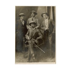Șt. O. Iosif, Victor Eftimiu și Dimitrie Anghel, fotografie de epocă
