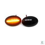Set 2 Lampi Semnalizare LED Dinamice Opel Astra F Corsa B C Combo Meriva Tigra Sintra, Fumurii, Canbus, Plug&amp;Play