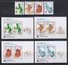 Coreea de Sud 1987 - Jocurile Olimpice - Seul, Serie + 4 Colite, MNH, Nestampilat