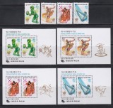 Coreea de Sud 1987 - Jocurile Olimpice - Seul, Serie + 4 Colite, MNH