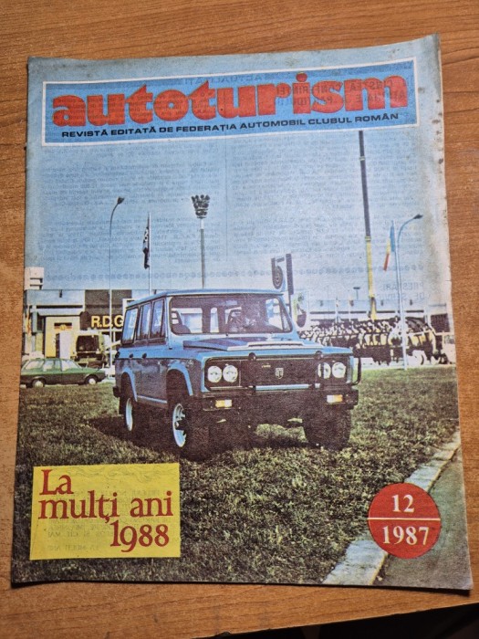 revista autoturism decembrie 1987
