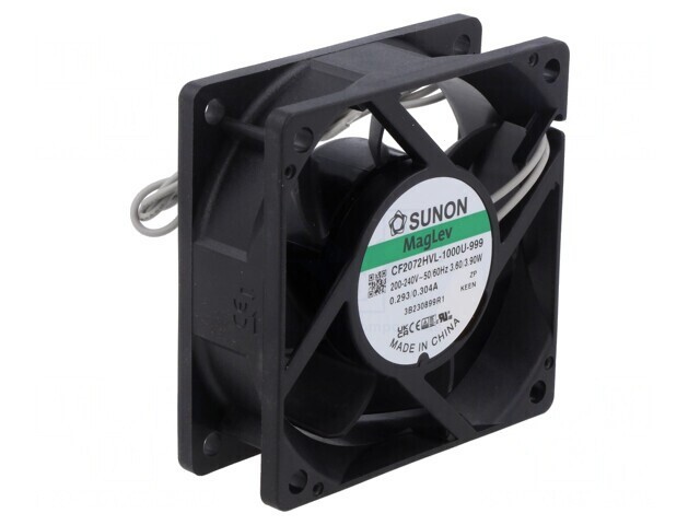 Ventilator axial EC 230VAC 70x70x25mm 47,62m3/h 30dBA Vapo