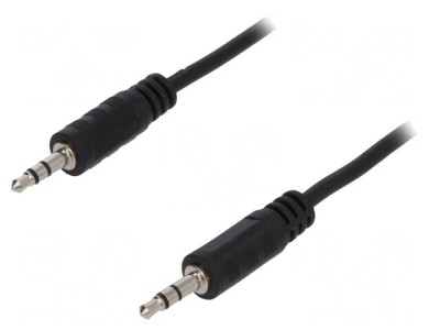 Cablu Audio Jack 3,5mm 3m Negru foto
