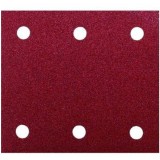 Makita P-33124 - Foaie abraziva dreptunghi 114x102 mm 6 gauri granulatie 120 10 buc