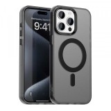 Husa MagSafe pentru Apple iPhone 15 Pro, Techsuit, CandyCase, Neagra