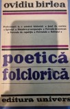 POETICA FOLCLORICA - Ovidiu Birlea