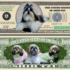 !!! SUA = FANTASY NOTE = SHIH TZU - 2006 - UNC / SERIA CAINI , WOOF