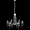 Candelabru elegant cu 6 brațe, Alb