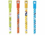 Roller cu cerneala termosensibila si guma, iErase S, Arctic Adventure, albastru cristal, 0.5 mm, M&amp;amp;amp;G