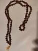 MALA MANTRA 109 SEMINTE DE MUKHI RUDRAKSHA (COLIER RUGACIUNE, ROZARIU ORIENTAL)