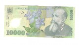 Bancnota 10000 lei 2000, polymer, circulata, stare buna, cu pliuri