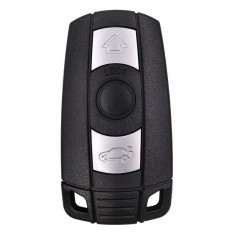 Cheie Auto Completa Techstar® pentru BMW Seria BMW Seria 1/3/5/7, 2004/2011, 3 Butoane, Chip transmi??tor 868MHz, Negru