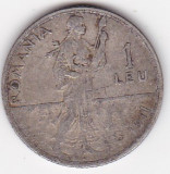 Romania 1 Leu 1911, Argint