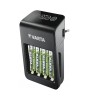 Incarcator acumulatori Varta LCD Plug Plus 57687, Ni-MH, AAA/AA, 4 canale + 4 acumulatori R6/AA 2100 mAh