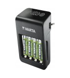 &Icirc;ncărcător Ni-MH VARTA LCD PLUG PLUS 57687 + 4 x R6 / AA 2100 mAh