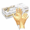 Manusi Nitril UNIGLOVES Fancy GOLD, XL, De Unica Folosinta, Protectie, Confort, Fara Latex, Texturate