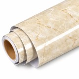 Cumpara ieftin Autocolant Marmura BEJ Autoadeziva Pentru Mobilier Si Bucatarie Model Nou Deosebit 3m x 60cm