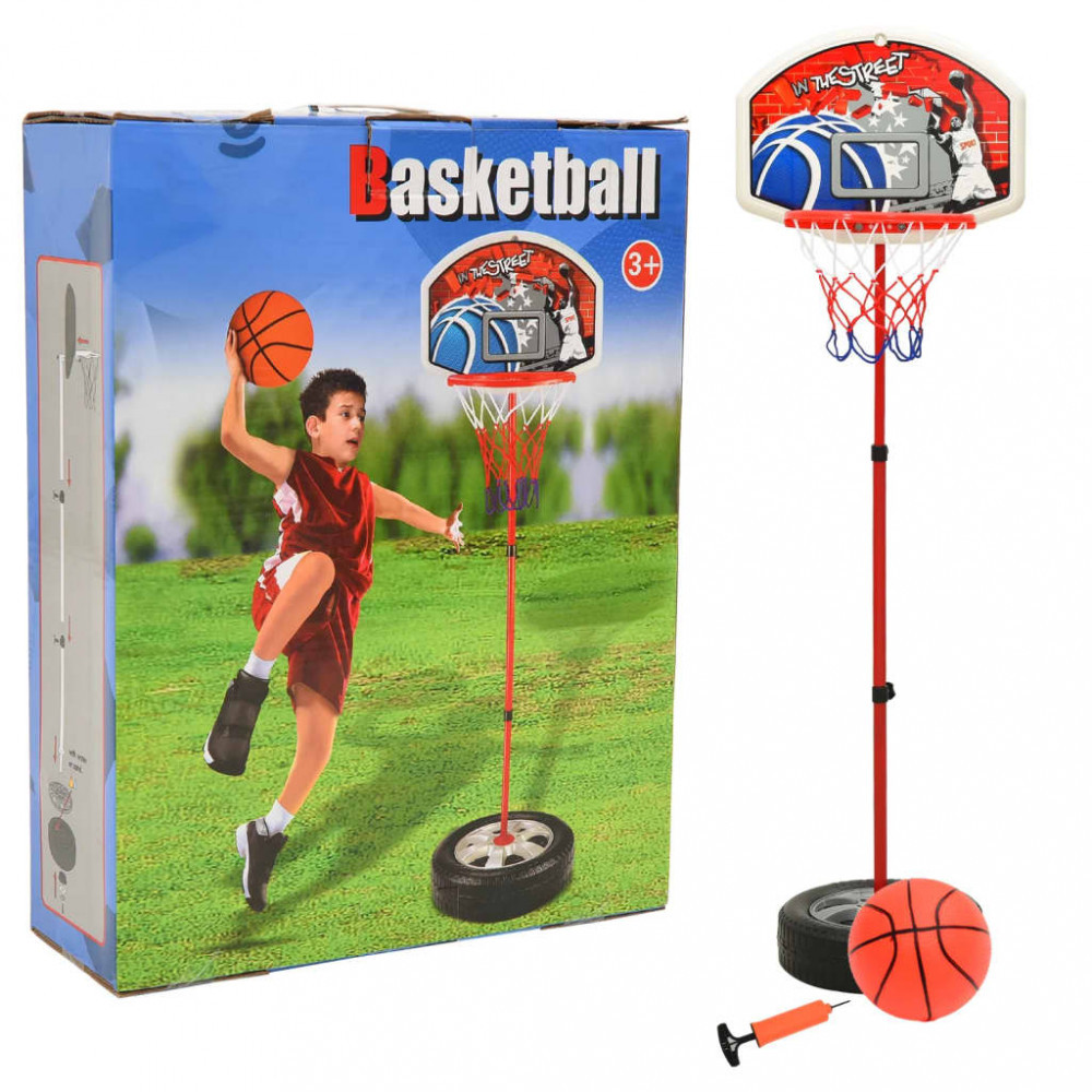 Set de joc de baschet pentru copii, reglabil, 120 cm | arhiva Okazii.ro