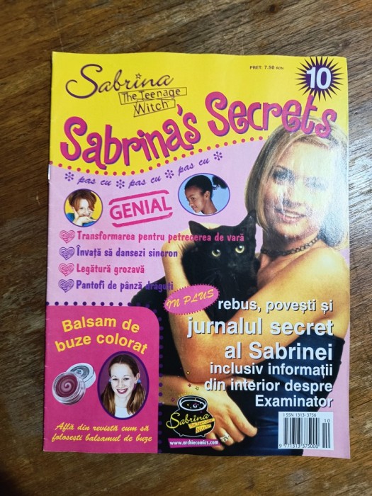 Revista Sabrina&#039;s Secrets nr. 10 / 2008 / R6P5F